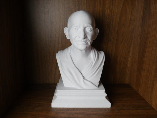 Mahatma Gandhi Bust Sculpture – Indian Independence Statue | Eco-Friendly PLA Bust