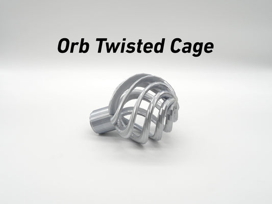 Orb Twisted Cage Staff Kit for Cosplay Wizard Convention Events | Removable Top Piece Topper | 3D Print Modular Wizard Cane Walker by JCSFY