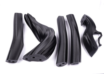 Fearne Staff 3D Printed Kit of the Adder all Black Critical Role Cosplay Prop Nature Cosplay Ready to Paint and Assemble 6ft Tall Calloway