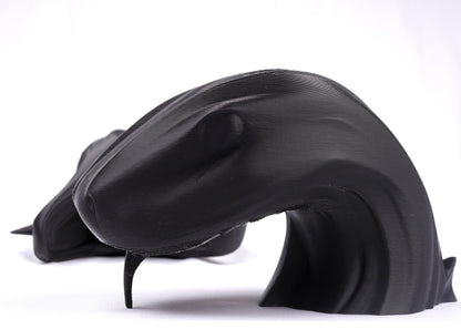 Fearne Staff 3D Printed Kit of the Adder all Black Critical Role Cosplay Prop Nature Cosplay Ready to Paint and Assemble 6ft Tall Calloway