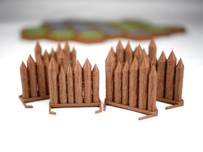 Palisades Hero Scape Single Hex Obstacle | Tabletop Terrain Hex Piece | HeroScape Upgrade Board Game | DnD Role Play Game Tile DIY Kit