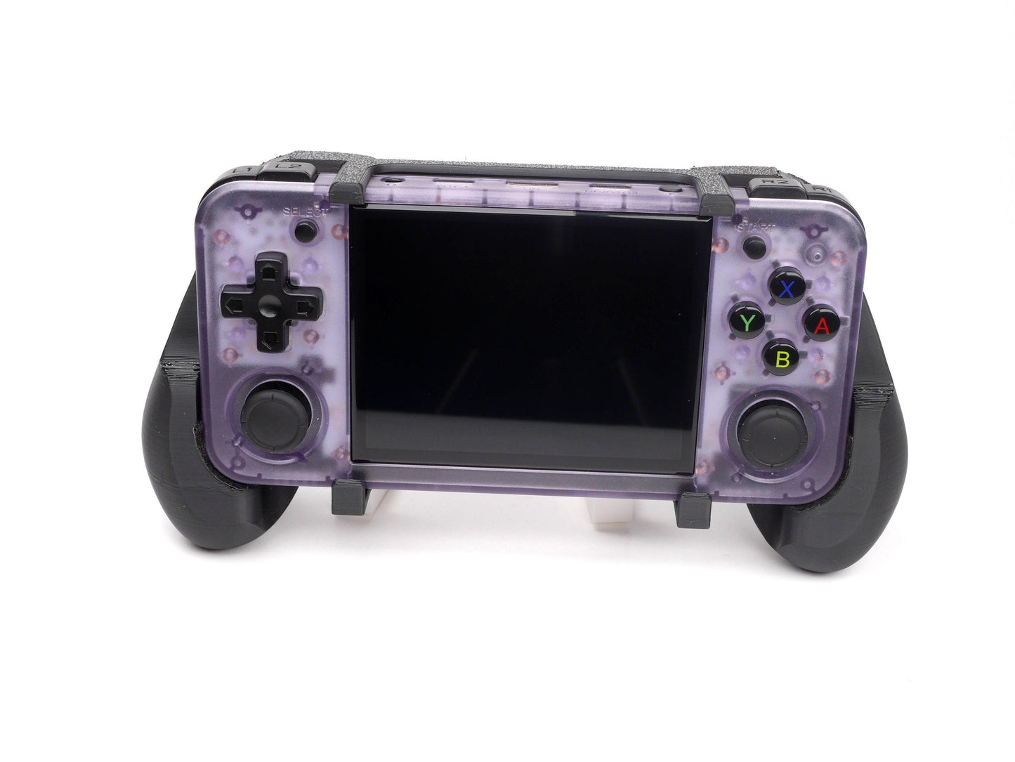 Felt Anbernic RG35XX-H Grip 2-in-1 Reversible Screen Cover & Thick Comfort Grip Case with Felt Wrap Ergonomic RG35X Handheld 2n1 RG35 Deluxe
