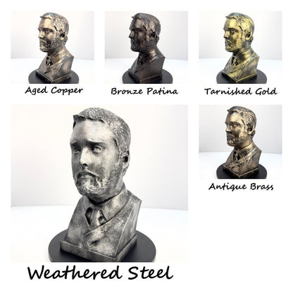 Custom Bust Sculpture of Dog Cat Horse or Pets Send Us 3+ Photos | Renaissance Bust | Unique Animal 3D Printed Bronze Gold Copper Marble PLA