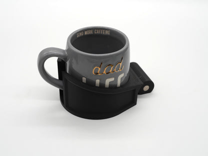 Mug Holder Attachment Tabletop Game Station Modular Add-On | Dice Tower Warhammer| Board Game Organizer Tokens Cards DnD | WyldForm SpaceBar