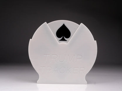 Euchre Trump Tracker Spinning Wheel for Playing Card Heart Diamond Spad Club Symbols Smooth Felt Glide White or Black for Card Player Gift