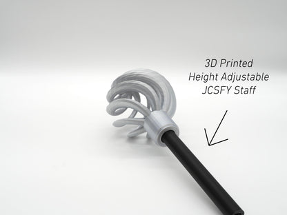 Tentacle Staff Kit for Cosplay DnD Sea Wizard Eldritch Kraken Ocean | Octopus Suction Topper Water Bender | 3D Printed Modular Cane by JCSFY