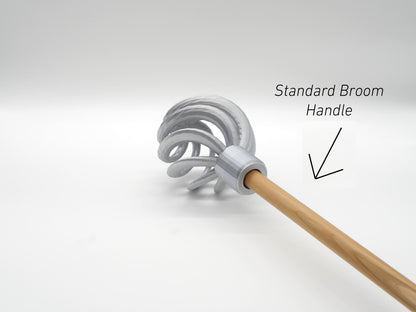 Orb Twisted Cage Staff Kit for Cosplay Wizard Convention Events | Removable Top Piece Topper | 3D Print  Modular Wizard Cane Walker by JCSFY