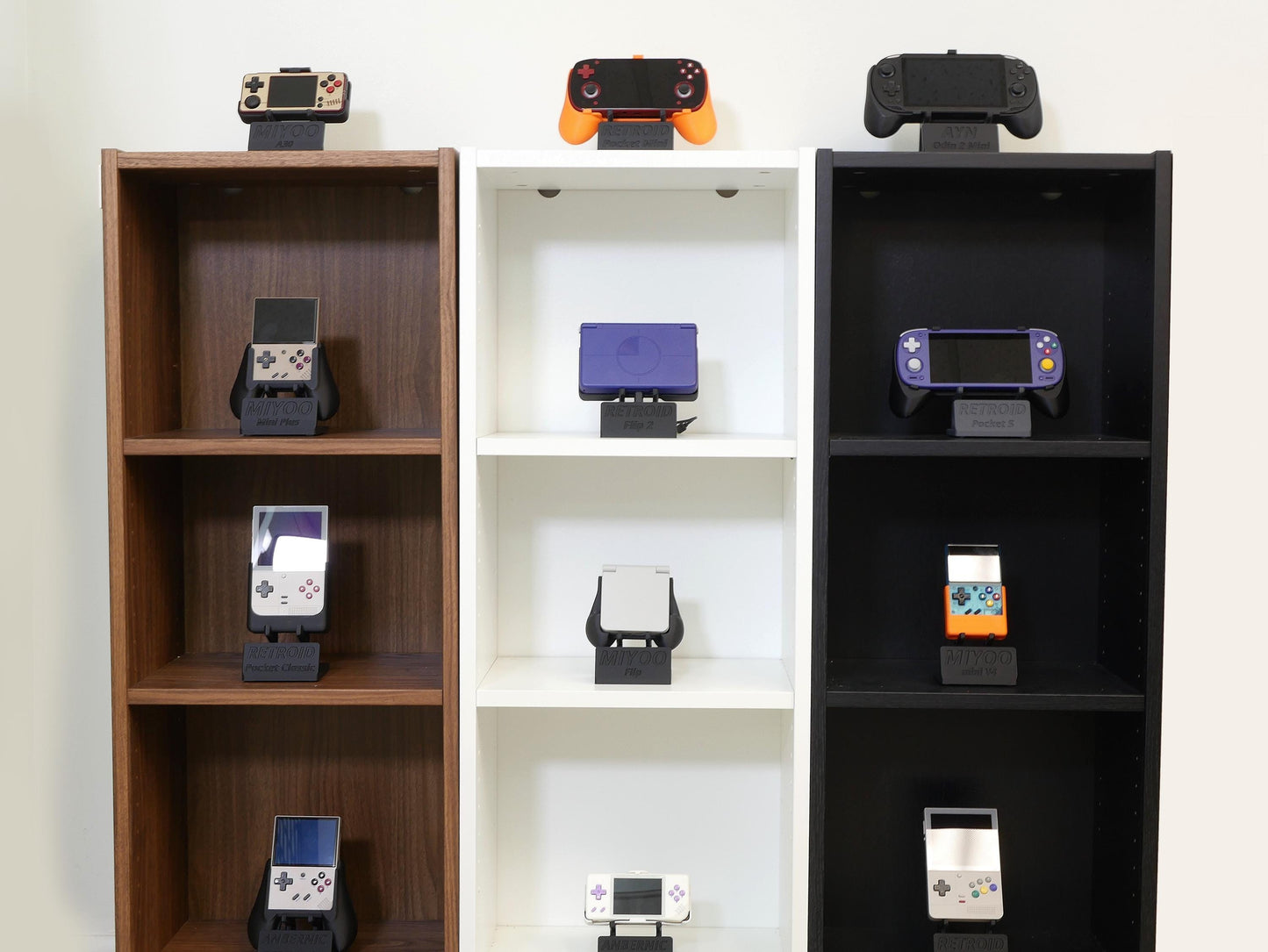 Display Stand for Miyoo A30 with Charging Space | Dock Shelf Unit Gaming Retro Device Compatible with JCSFY Grips