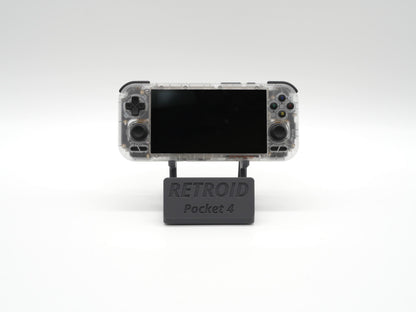 Display Stand for Retroid Pocket 4 / 4 Pro with Charging Space | Dock Shelf Unit Gaming Retro Device Compatible with JCSFY Grips